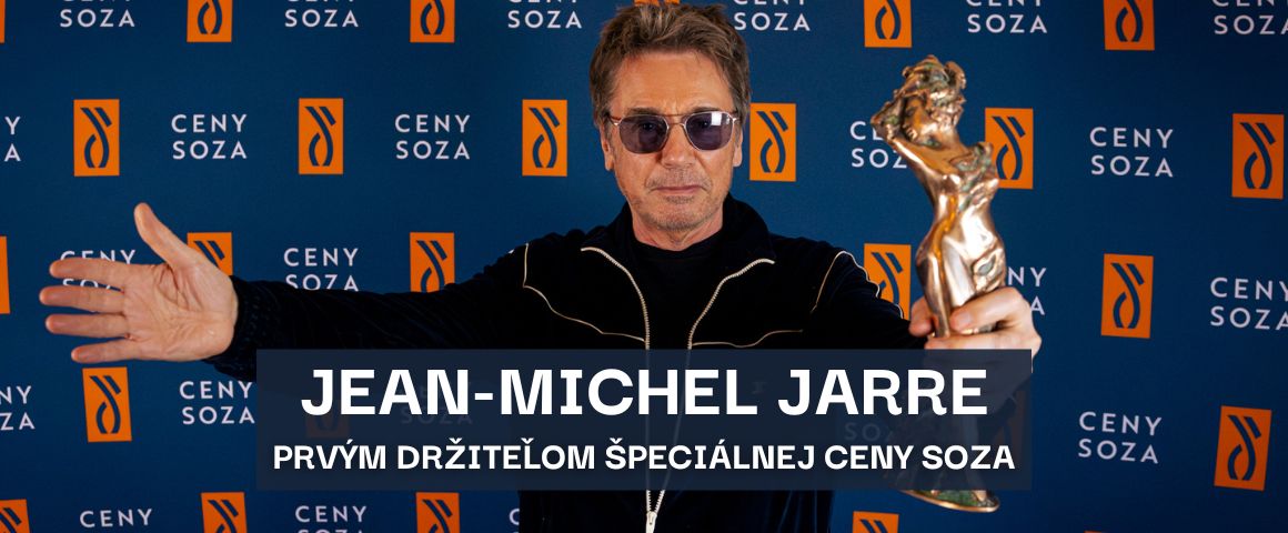 Jean-Michel Jarre prvým držiteľom Špeciálnej Ceny SOZA